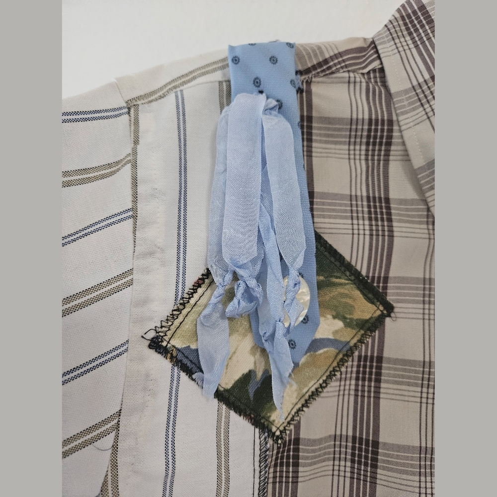 Bonnie Harris Design Patchwork Boho Embellished U… - image 4